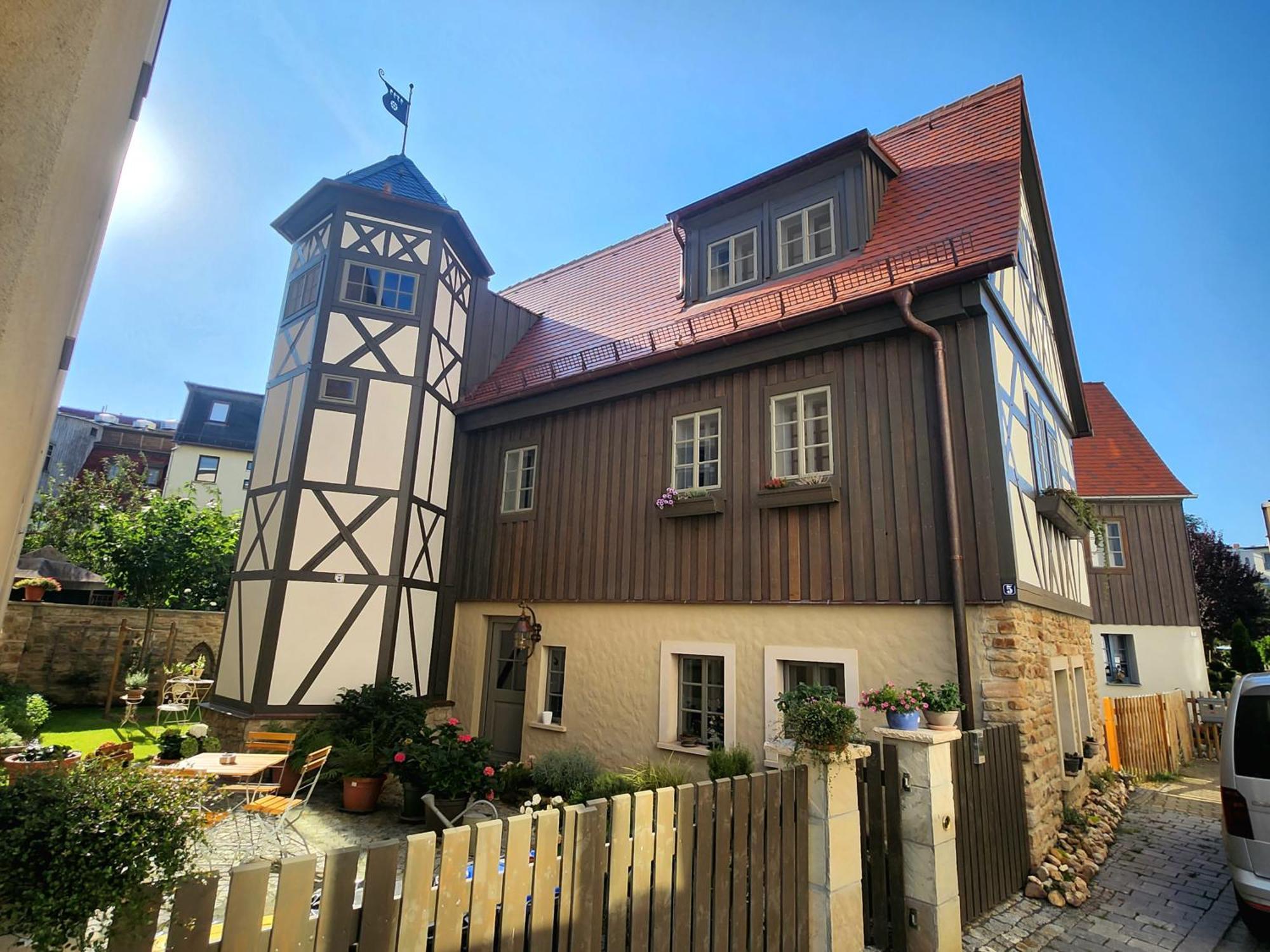 Aussergewoehnliches, Historisches, Spaetgotisches Wohnhaus Von 1519, Gries 5 Gera Eksteriør bilde